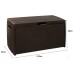 Keter Kissenbox rattan style sStorage box 265l, Kunststoff, espresso braun, 17186293