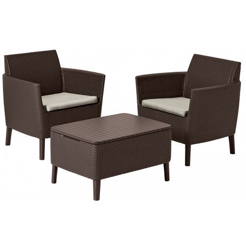 KETER SALEMO Balkon-Set, braun/beige 17205935