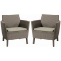 KETER SALEMO DUO Sessel 2 St., 74 x 67 x 76 cm, cappuccino/sand 17209040