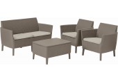 KETER SALEMO Lounge-Set, cappuccino/beige 17206003