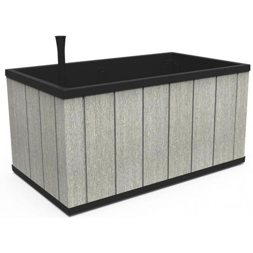 KETER SEQUOIA DUOTECH MEDIUM 88L Garten-Pflanzgefäß, 99 x 58 x 50 cm, grau 17206727