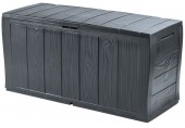 KETER SHERWOOD 270L Garten-Aufbewahrungsbox 117 x 45 x 57,5 cm, anthrazit 17198596