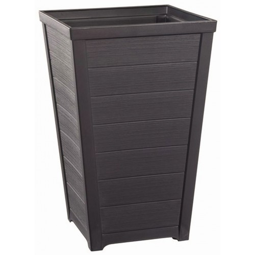 KETER TAPER 2.0 L 47L Blumentopf quadratisch, 37 x 37 x 57 cm, braun 1719457