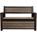 B-Ware!KETER HUDSON STORAGE BENCH 227L, braun 17204490-verschmutzt, OV beschädigt!