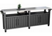 KETER UNITY CHEF 415L Outdoor-Küche, 237 x 51,3 x 89,4 cm, graphit 17206370