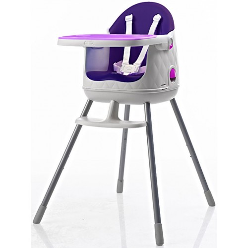 CURVER MULTI DINE 3-in-1 Kinder Hochstuhl, 64 x 60 x 90 cm, violet/pink 17202333