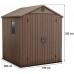 KETER DARWIN 6 x 6 Kunststoffgerätehaus, 190 x 182 x 221 cm, braun 17210353