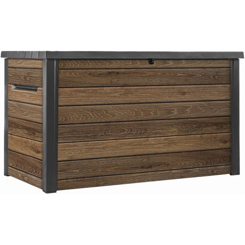 KETER DECO DECK BOX 870L Aufbewahrungsbox, 147 x 83 x 86 cm, Walnuss 17213847