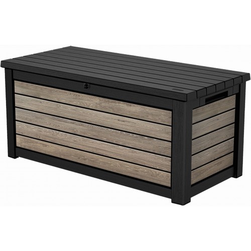 KETER DECO 630L Aufbewahrungsbox, 155 x72 x 69,5 cm, ashwood 17213823