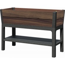 KETER DECO ELEVATED GARDEN BED Hochbeet, 113 x 47,5 x 79,8 cm, Walnuss 17213340