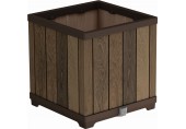 KETER DECO SQUARE Pflanzkübel, 45,5 x 45,5 x 45,5 cm, Walnuss 17213622