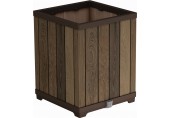 KETER DECO SQUARE TALL Pflanzkübel, 45,5 x 45,5 x 55 cm, Walnuss 17213623