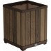 KETER DECO SQUARE TALL Pflanzkübel, 45,5 x 45,5 x 55 cm, Walnuss 17213623