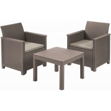 KETER EMMA Balkon-Set 3-tlg., cappuccino/sand 17209482