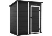 KETER ESSENTIAL 6 x 4 Gerätehaus, 184 x 112 x 195 cm, dunkelgrau 17214016