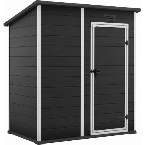 KETER ESSENTIAL 6 x 4 Gerätehaus, 184 x 112 x 195 cm, dunkelgrau 17214016