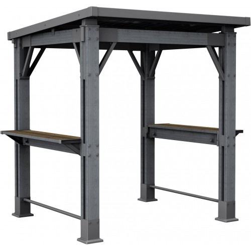 KETER GRILL GAZEBO Grillpavillon, 247 x 200 x 238 cm, graphit 17213898