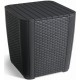 KETER LUZON Beistelltisch, 39 x 39 x 42,5 cm, graphit 17202176