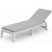 KETER MALLORCA Sonnenliege inkl. Auflage, 187,5 x 58 x 29 cm, weiß/grau 17213628
