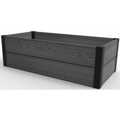 KETER MAPLE TROUGH Hochbeet, 106 x 106 x 32 cm, grau 17209666