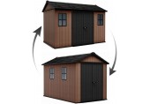KETER NEWTON PLUS WIDE 11 x 7,5 Kunststoffgerätehaus, 230 x 350 x 246 cm, braun 17212880