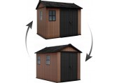 KETER NEWTON PLUS WIDE 9 x 7,5 Kunststoffgerätehaus, 230 x 287 x 246 cm, braun 17212879