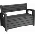KETER OTTER BENCH 227L Gartenbank/Kissenbox 133 x 61 x 89 cm, graphit 17212485