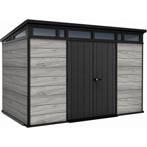 KETER PENT SIGNATURE 11 x 7 Gerätehaus, 342 x 218 x 226 cm, grau 17213860 KETER PENT SIGNATURE 11 x 7 Gerätehaus, 342 x 218 x 226 cm, grau 17213860