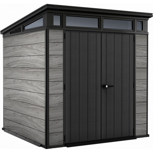 KETER PENT SIGNATURE 7 x 7 Gerätehaus, 216 x 218 x 226 cm, grau 17214176 KETER PENT SIGNATURE 7 x 7 Gerätehaus, 216 x 218 x 226 cm, grau 17214176