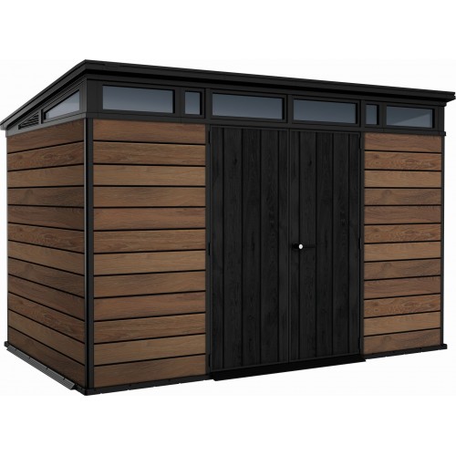 KETER PENT SIGNATURE HORIZONTAL 11 x 7 Gerätehaus, 342 x 218 x 226 cm, Walnuss 17213181