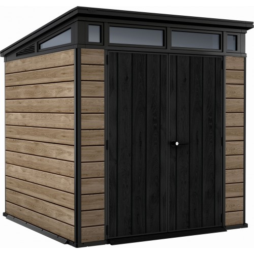 KETER PENT SIGNATURE HORIZONTAL 7 x 7 Gerätehaus, 216 x 218 x 226 cm, ashwood 17212803