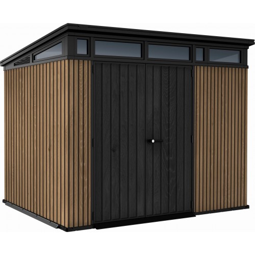 KETER PENT SIGNATURE VERTICAL 9 x 7 Gerätehaus, 279 x 218 x 226 cm, braun 17213210