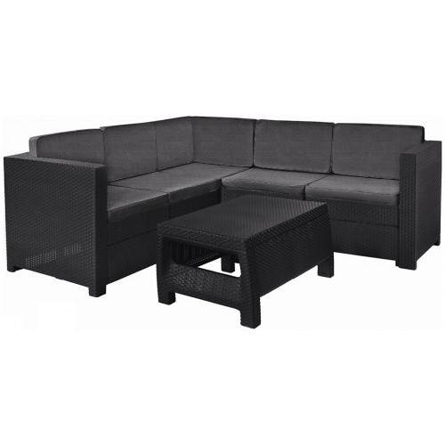 KETER PROVENCE Loungeecke Sitzgruppe, graphit/grau 17204454