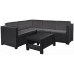 B-Ware!KETER PROVENCE Loungeecke Sitzgruppe, graphit/grau 17204454-ausgepackt!