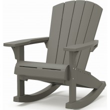 KETER ROCKING ADIRONDACK Schaukelstuhl, 92 x 80,5 x 100,5 cm, hellgrau 17211446