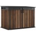 KETER SIGNATURE 2020L Aufbewahrungsschuppen, 190 x 109 x 132,5 cm, Walnuss 17213179