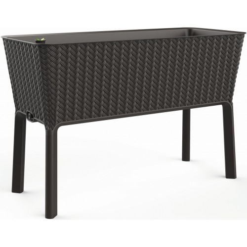 KETER SPLENDOR 120L Hochbeet/Pflanzkasten 114 x 49,3 x 75,7 cm, braun 17211629