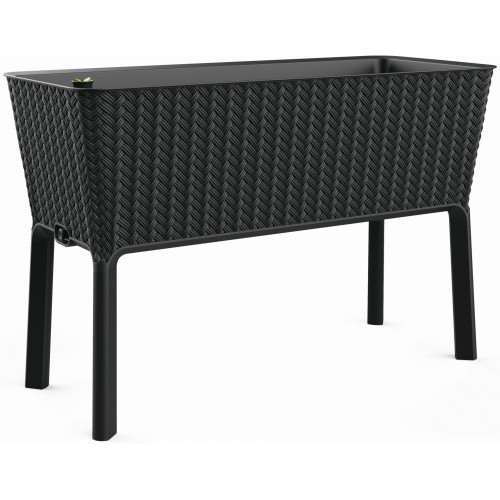 KETER SPLENDOR 120L Hochbeet/Pflanzkasten 114 x 49,3 x 75,7 cm, anthrazit 17211629