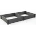 KETER VISTA MODULAR DUO Hochbeet, 121,5 x 121,5 x 27 cm (2x), grau 17210708