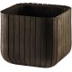 KETER CUBE PLANTER M Blumentopf, 29,5 x 29,5 x 29,7 cm, braun 17202066