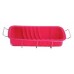 KAISERHOFF Backform Silikon Brotbackform Antihaft Pink inkl. Gestell KH-1155ruzo