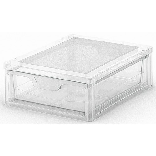 KIS SPIDER DRAWER 4 Schubladenbox, 29x39x12cm, 7,50L, transparent