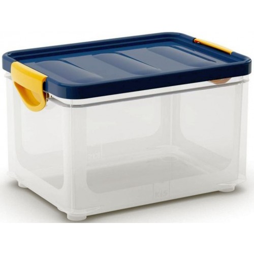 KIS CLIPPER BOX S 5,5l 30x19,5x16,5cm transparent/blau KIS CLIPPER BOX S 5,5l 30x19,5x16,5cm transparent/blau