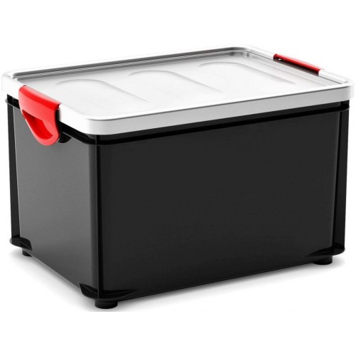 KIS CLIPPER BOX L 33L 47x33,5x28,5cm schwarz/grau KIS CLIPPER BOX L 33L 47x33,5x28,5cm schwarz/grau