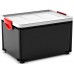 KIS CLIPPER BOX L 33L 47x33,5x28,5cm schwarz/grau