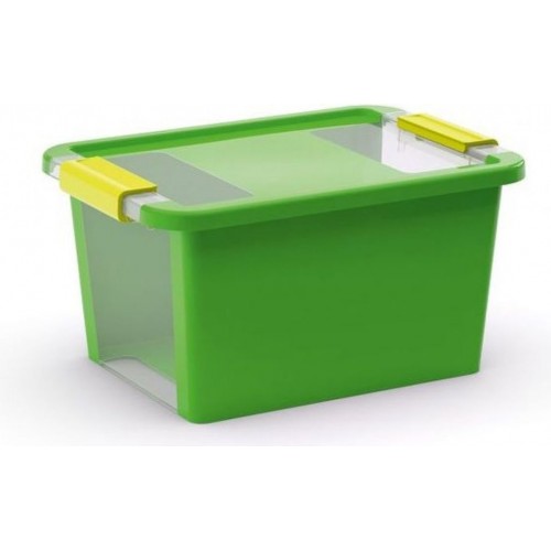 KIS BI BOX S 11L 36,5x26x19cm grün/transparent