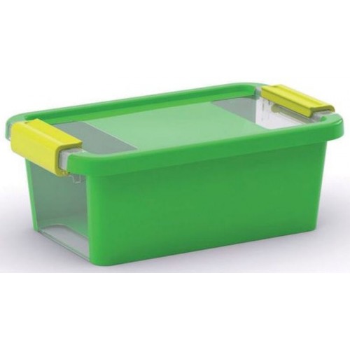 KIS BI BOX XS 3L 26,5x16x10cm grün/transparent