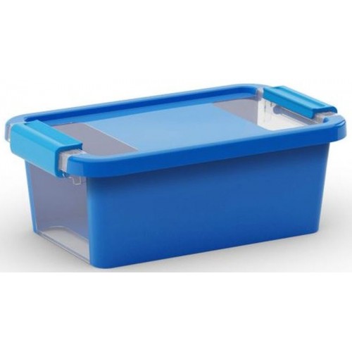 KIS BI BOX XS 3L 26,5x16x10cm blau/transparent