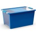 KIS BI BOX L 40L 55x35x28cm blau/transparent