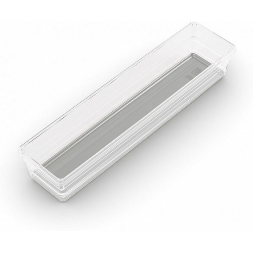 KIS SISTEMO 4 Sortierbox 7,5x30x5cm transparent-grau KIS SISTEMO 4 Sortierbox 7,5x30x5cm transparent-grau